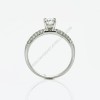 Canadian Fire Pave Diamond Engagment Ring